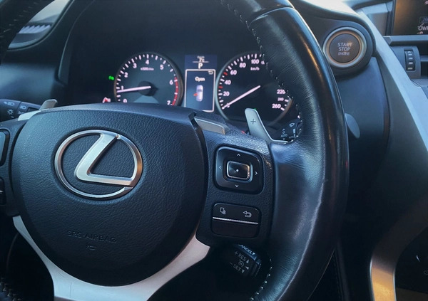 Lexus NX cena 127900 przebieg: 62076, rok produkcji 2017 z Jedlicze małe 254